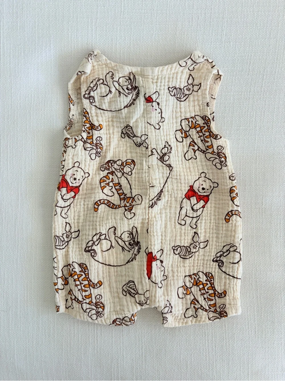 Winnie the Pooh muslin romper onesie 3m